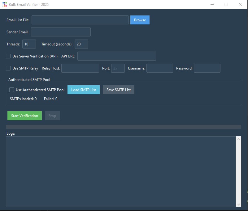 Desktop Bulk Email Verification Tool for Cold Email & Email Marketing